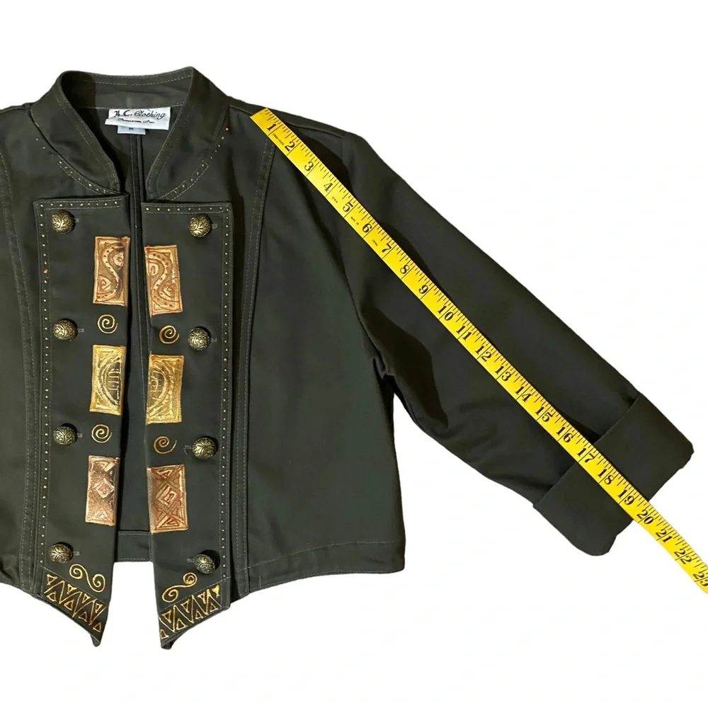 VINTAGE A.C. CLOTHING CROP JACKET  SZ M - Picture 10 of 15